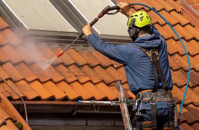 Démoussage et hydrofuge de toiture à Etchebar